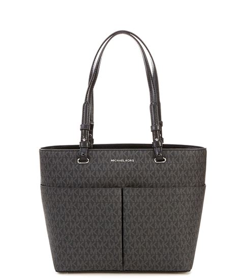 michael kors medium bedford dressy tote black|Michael Kors bedford medium tote.